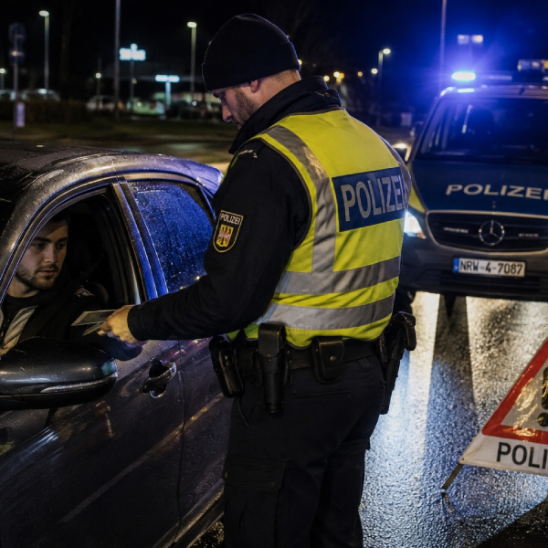 mandat za przekroczenie prędkości Niemcy fotoradar