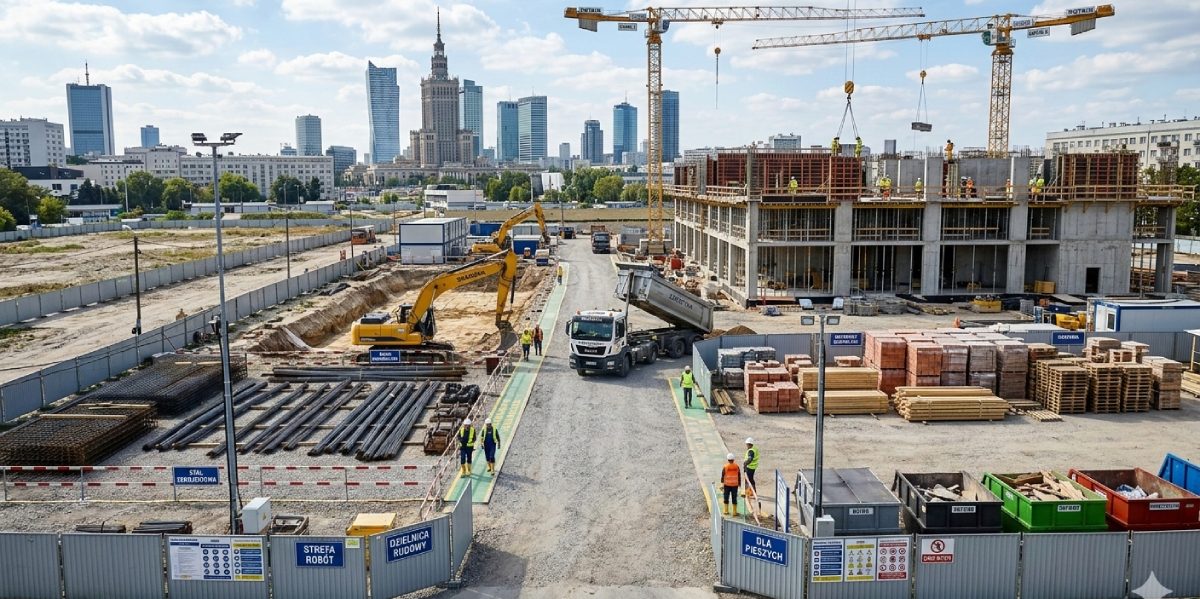 organizacja placu budowy przygotowanie terenu