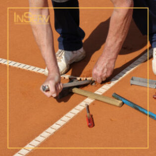 Praca Niemcy naprawa kortów