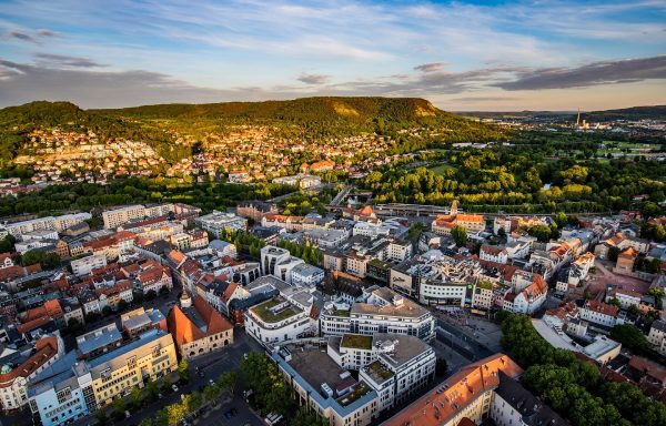 Turyngia na mapie Niemiec