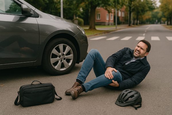 wypadek w drodze do pracy w Niemczech