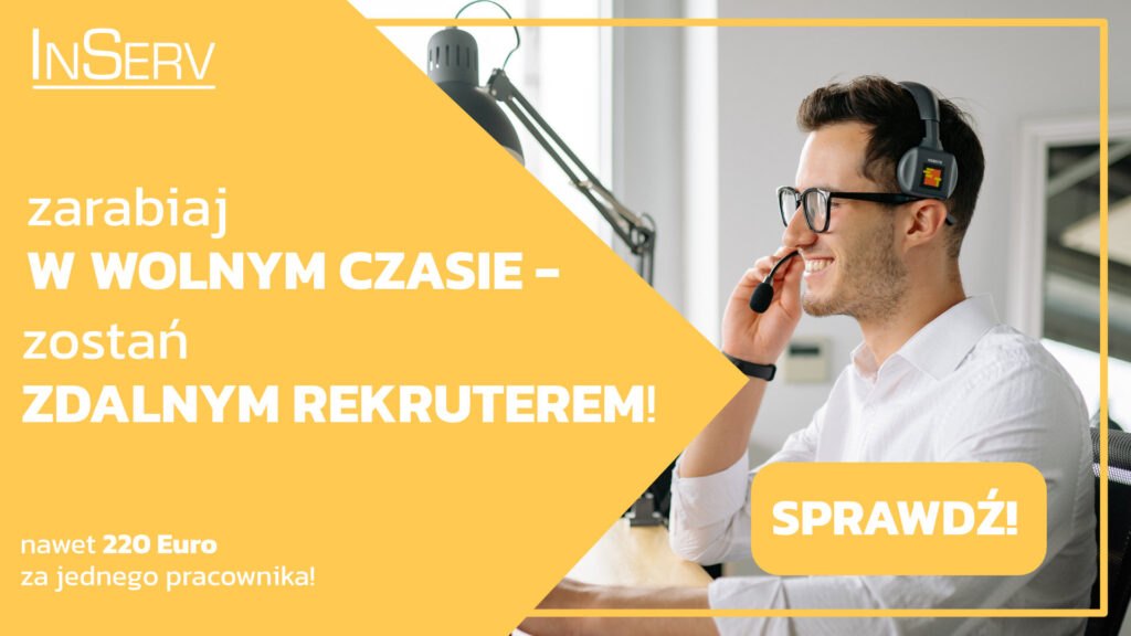 Zdalny rekruter w InServ - Praca za Granicą
